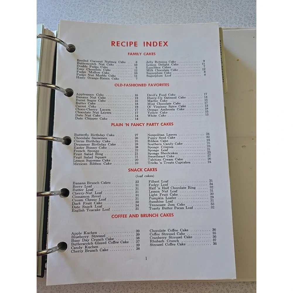 Collectors Bake Book Occident/King Midas Peavey Company Binder Cookbook‎